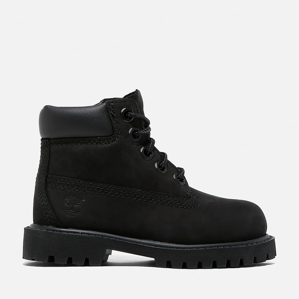 Toddler Timberland Black Leather Boots